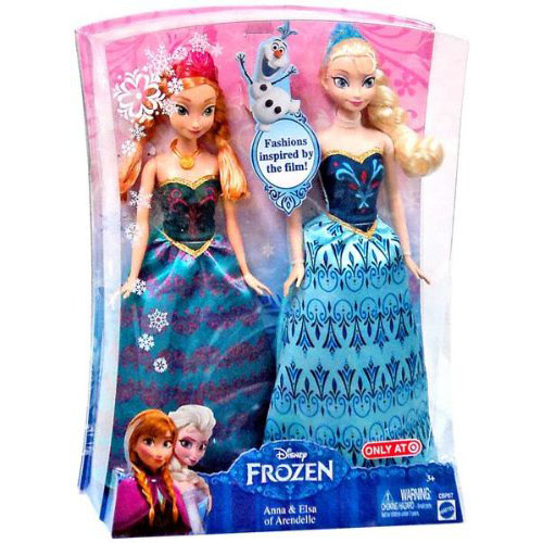 elsa and anna doll set