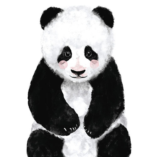 Baby Panda by Cass Loh - Animal Arts for Baby Nursery