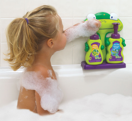 beautiful and functional baby shampoo and body wash holder