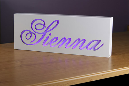 Custom Lightbox and Night Light for Your Kid's Bed Room
