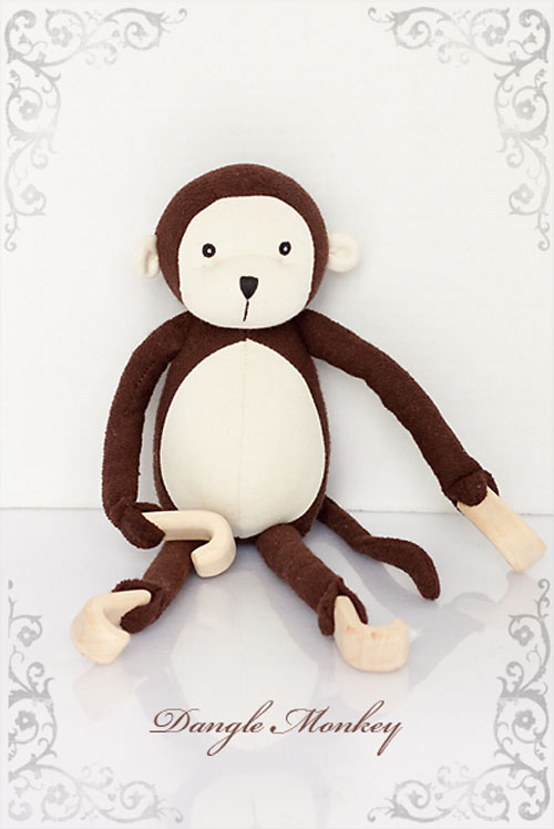 Jasper's Jungle Toy Collection Dangle Monkey