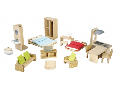 green furniture set