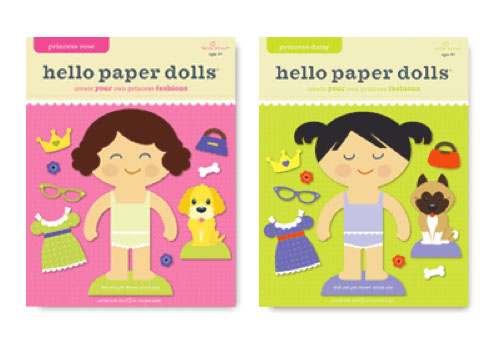 Hello Hanna Princess Paper Dolls