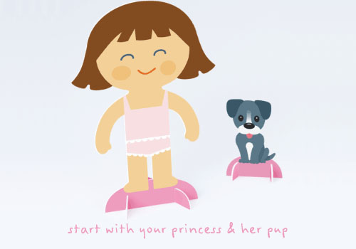 Hello Hanna Princess Paper Dolls