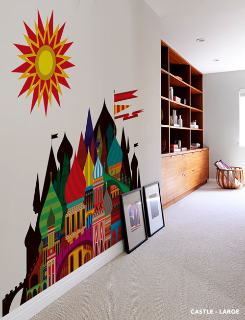 Imaginary Castle Wall Decal by Patrick Hruby