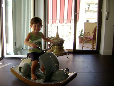 Innovative Vespa Rocking Horse Diego