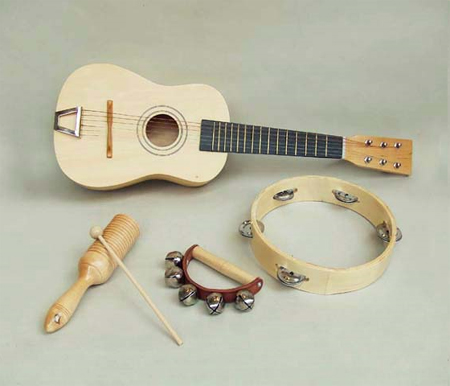 wooden mini band set