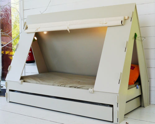 Kids Tent Bedroom Cabin Bed is A Cool Bed for Kid from Math by Bols