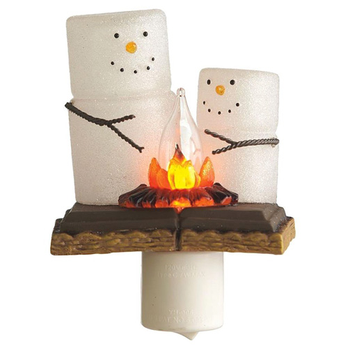 Midwest S'mores Campfire Flickering Night Light