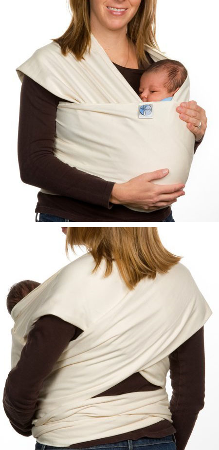 Moby Wrap Original 100% Cotton Solid Baby Carrier