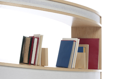 Nautilus Bookshelf by Alicia Bastian