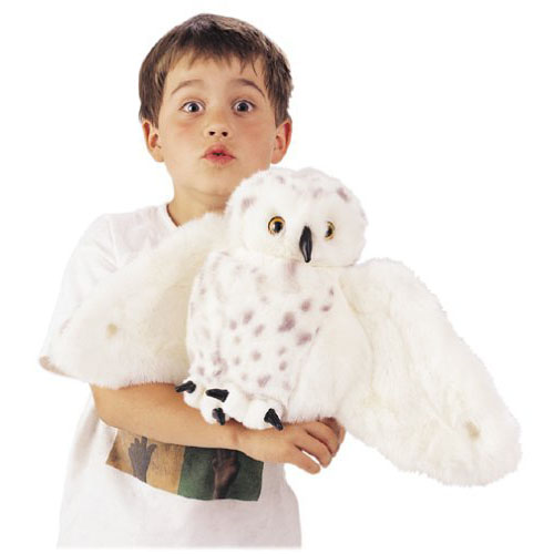 Owl Toys For Babies - Snowy Owl Puppet