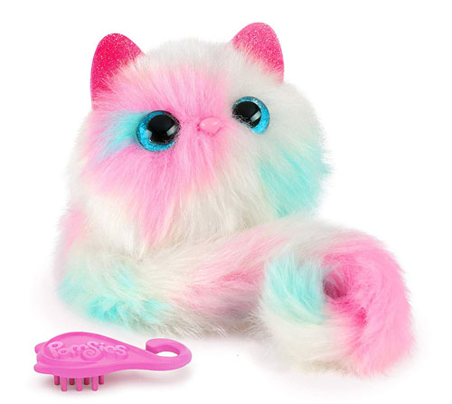 Pomsies Patches Plush Interactive Pet in White Makes Purrrfect Christmas Toys of 2018