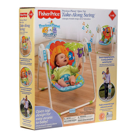 precious planet portable baby swing