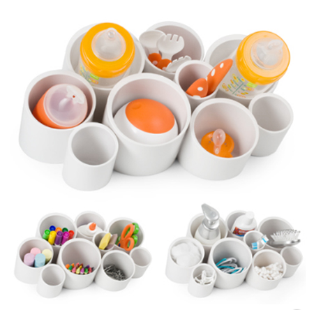 Boon Stash - A Perfect Wall or Countertop Organizer for Your Baby Gears