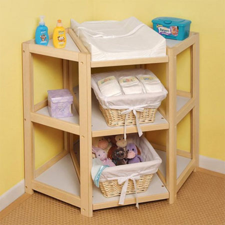 The Diaper Corner Features Various Functionalities And Enhance The Room Decor