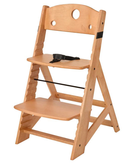 The Keekaroo Natural Height Right High Chair is a Perfect Solution for