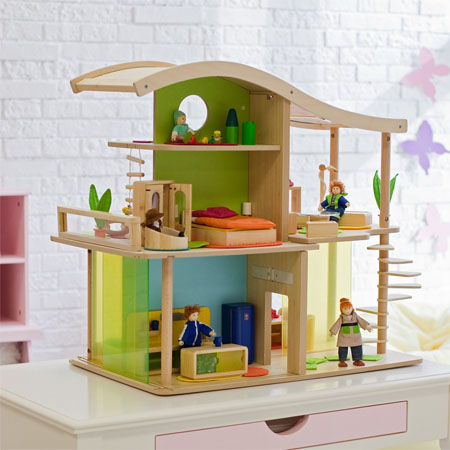 Hape Bamboo Sunshine Dollhouse